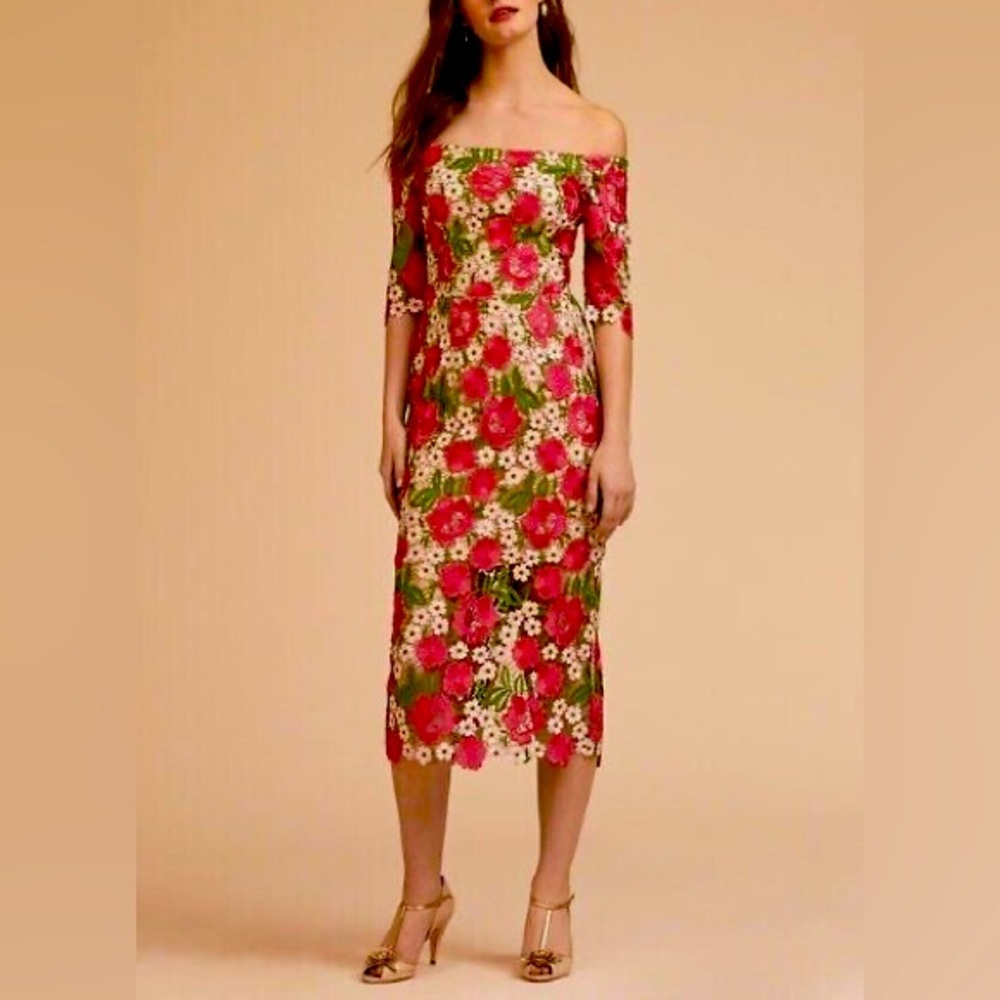 Xcape Off Shoudler Floral Dress